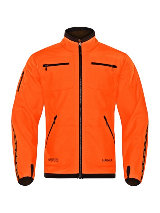 Veste Polaire Kamko Härkila vert/orange