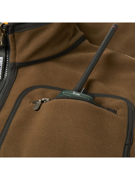 Veste Polaire Kamko Härkila vert/orange