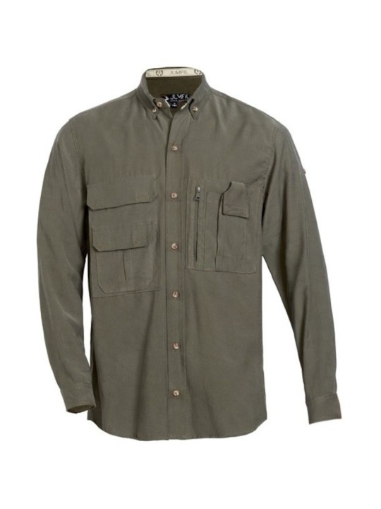 Chemise safari Jumfil Wilfrid kaki