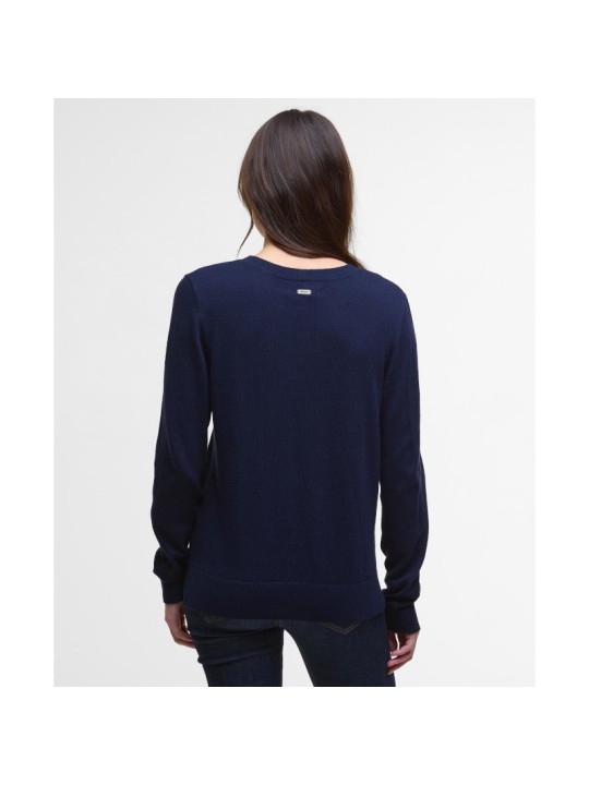 Pull femme Barbour Homeswood faisan marine