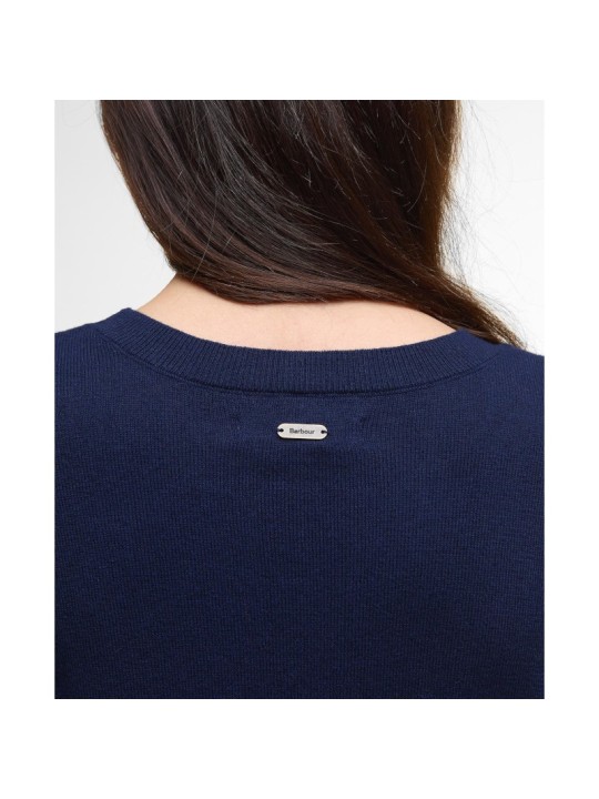 Pull femme Barbour Homeswood faisan marine