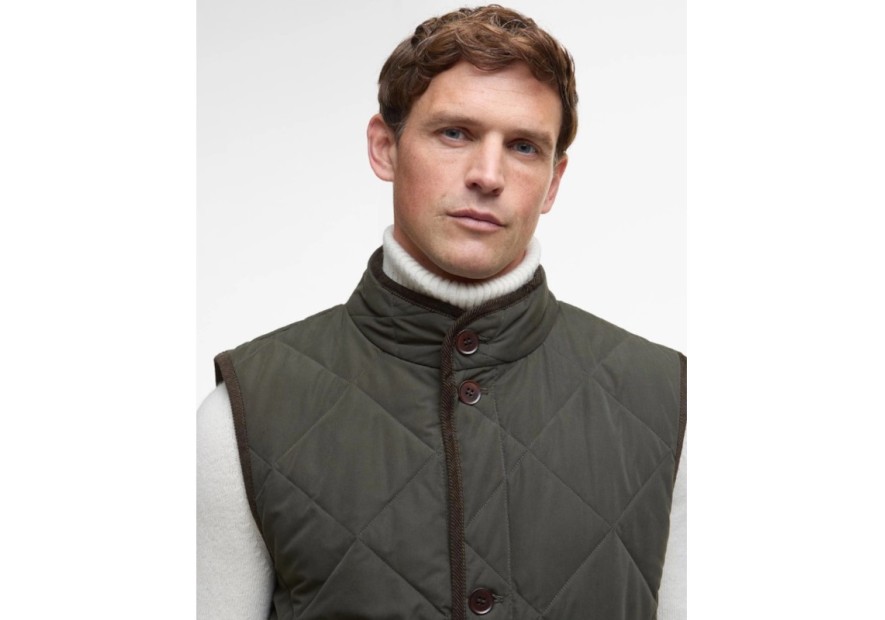 Gilet matelassé Barbour Edale vert foncé
