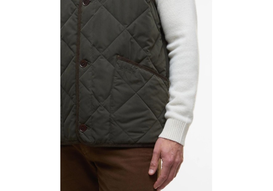 Gilet matelassé Barbour Edale vert foncé
