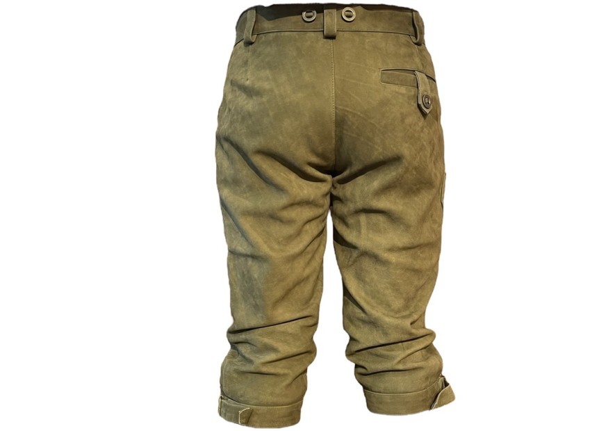 Knickers en cuir de buffle kaki