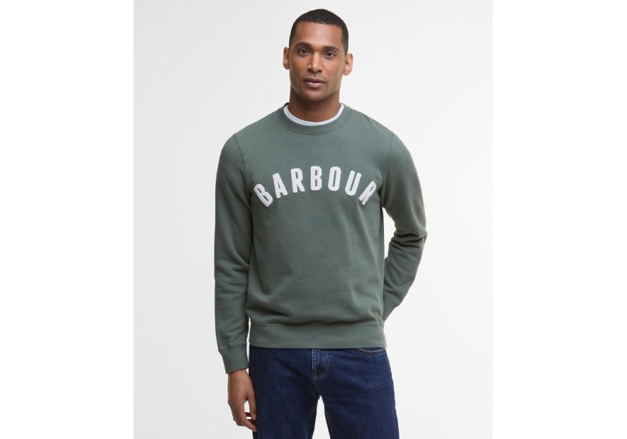 Sweat-shirt Barbour avec logo Preppy Thyme