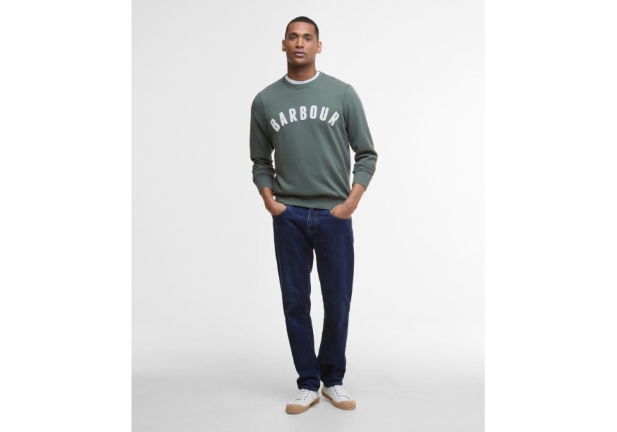 Sweat-shirt Barbour avec logo Preppy Thyme