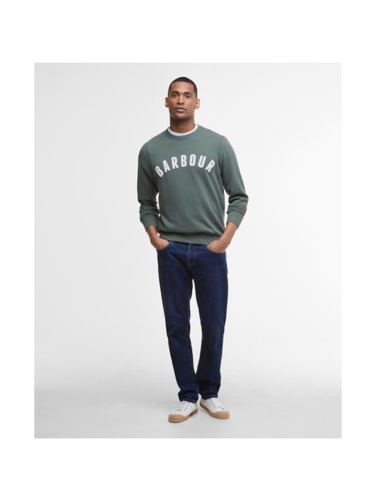 Sweat-shirt Barbour avec logo Preppy Thyme