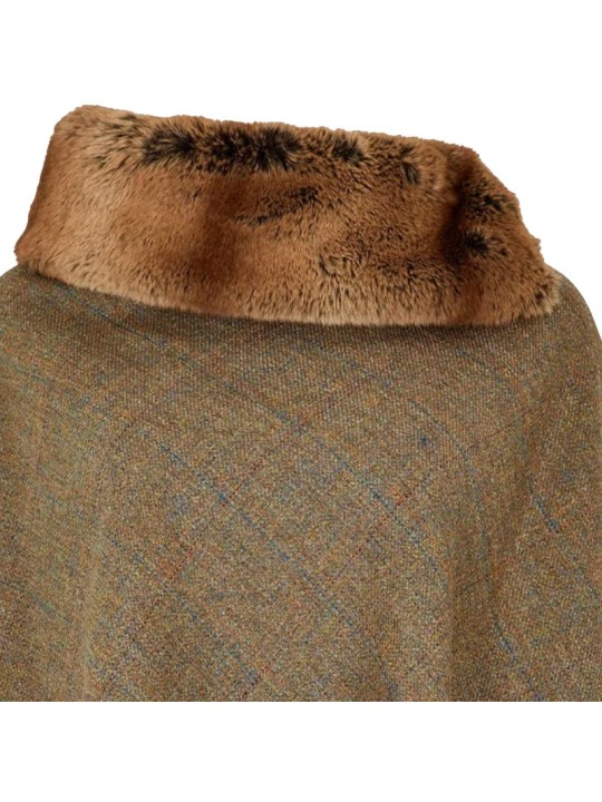 Poncho en tweed Dubarry Silverfir- burren