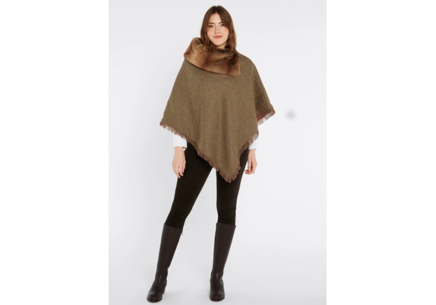 Poncho en tweed Dubarry Silverfir- burren