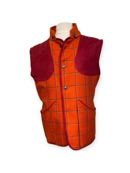 Gilet tweed orange Nova Sport