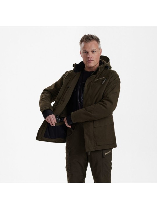 Veste poste chauffante Deerhunter Heat Game vert