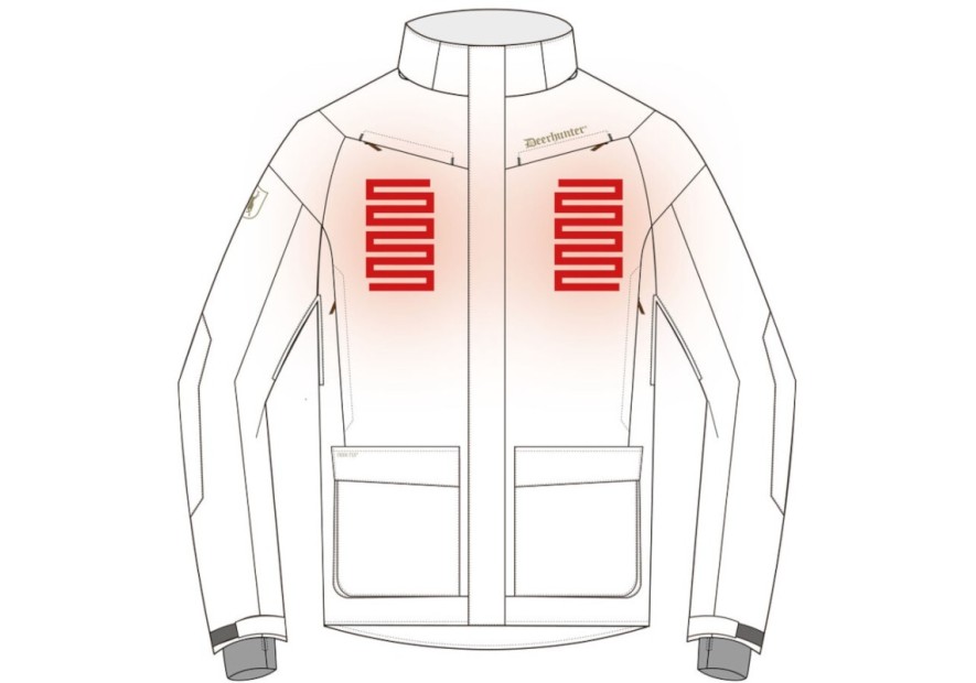 Veste poste chauffante Deerhunter Heat Game realtree edge