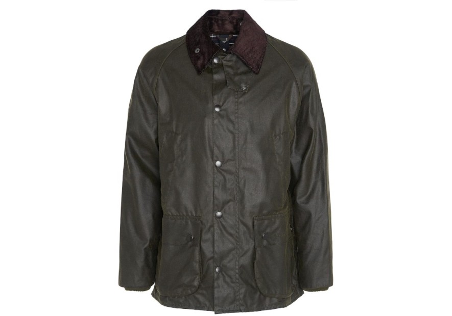 Veste huilée Barbour Bedale vert olive