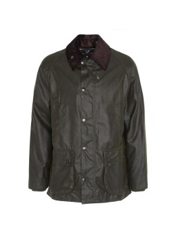 Veste huilée Barbour Bedale vert olive