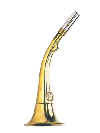 Petite corne de chasse en laiton à pavillon 24 cm - Elless