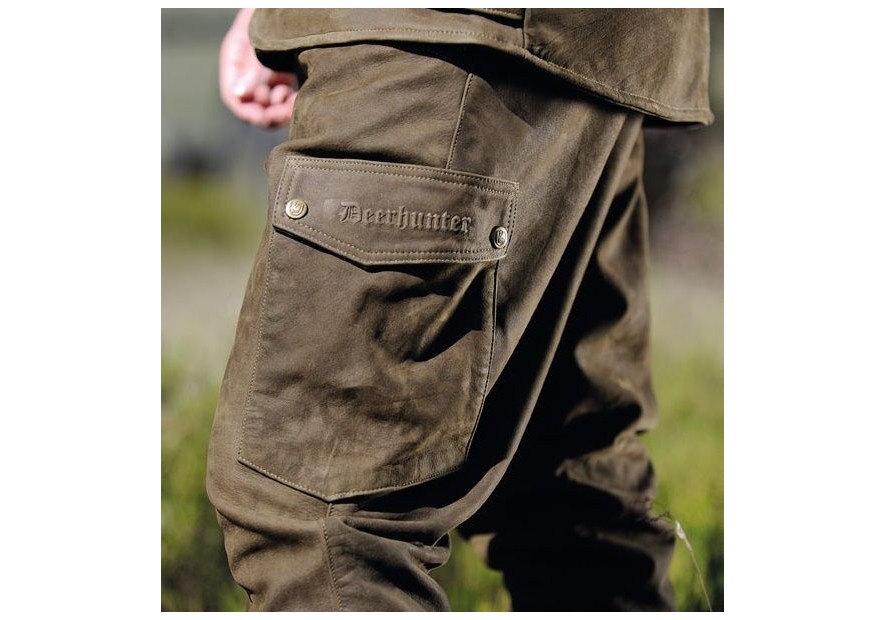 Pantalon en cuir Strasbourg Deerhunter