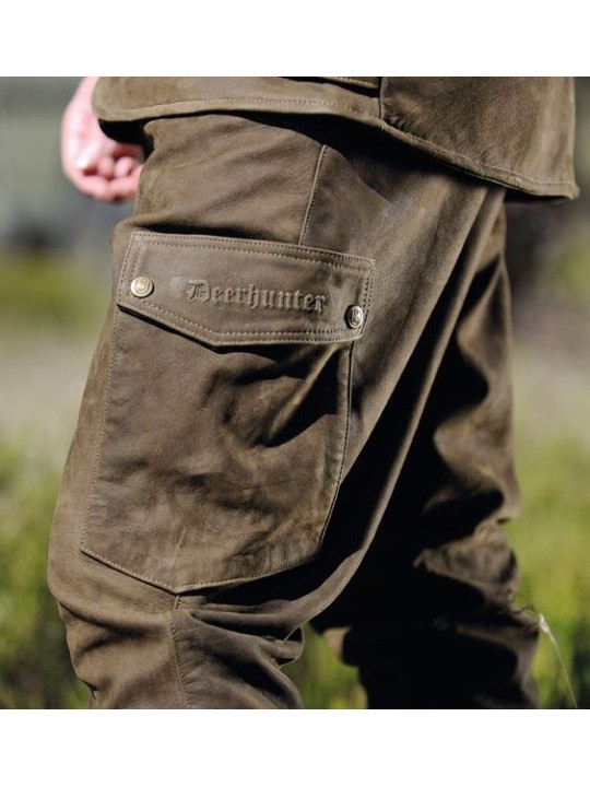 Pantalon en cuir Strasbourg Deerhunter