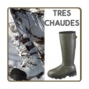bottes chaudes caoutchouc pour temps très froid, bottes caoutchouc