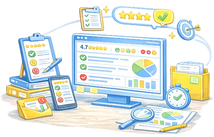 Transformez les retours clients en décisions opérationnelles éclairées.