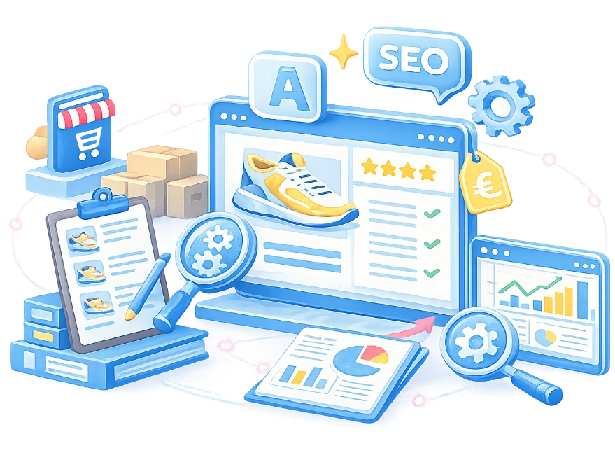 Fiabilisez, enrichissez et optimisez vos fiches produits pour soutenir votre performance commerciale.